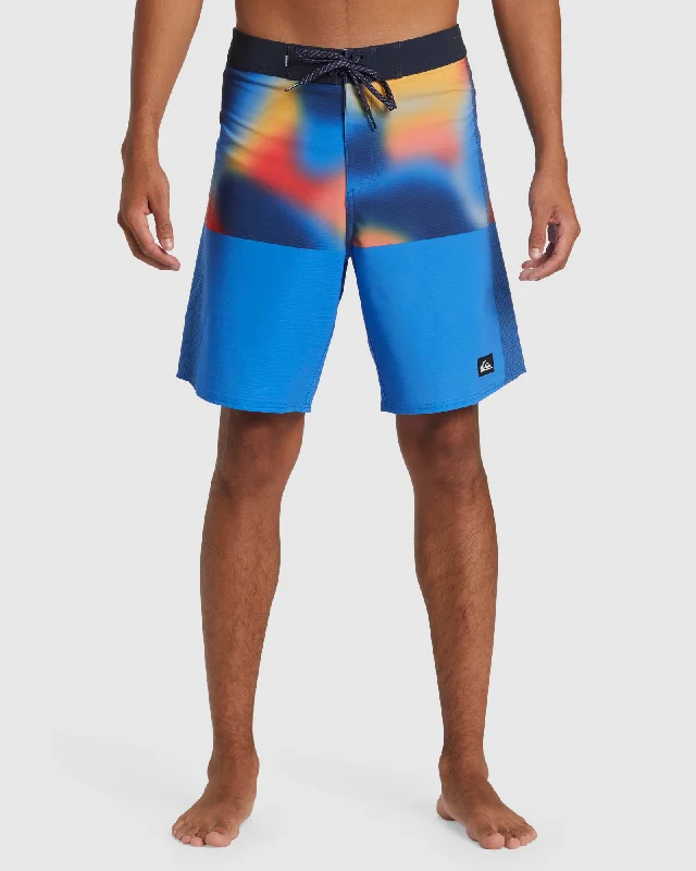 surf clothing with reflective elements for safety-Mens Highline Arch 19" Boardshorts