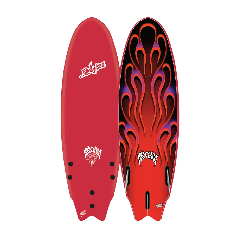 surfboard tail guards for added impact resistance-...Lost 5'5'' RNF - Red