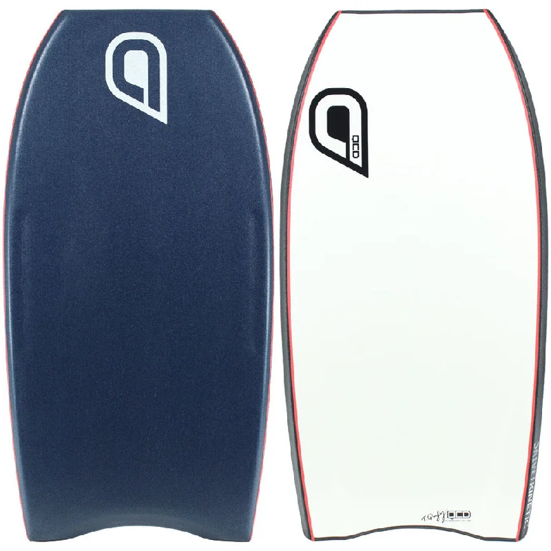 longboard surfboards with durable outer coating for protection-QCD Drive PP HD - 42.5" - Mid Blue White