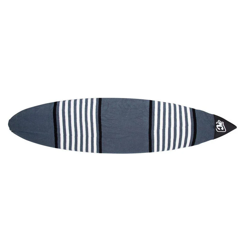 surfboard leash with quick-release mechanism-Creatures of Leisure Shortboard Stretch Sox - Charcoal