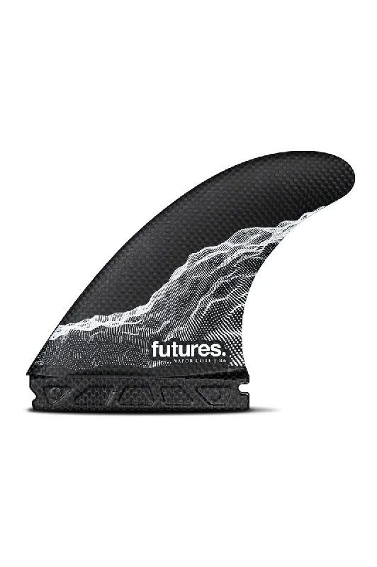 surfboard fins with improved flex for turns-Futures Fins Vapor Core R6 Thruster Surfboard Fin