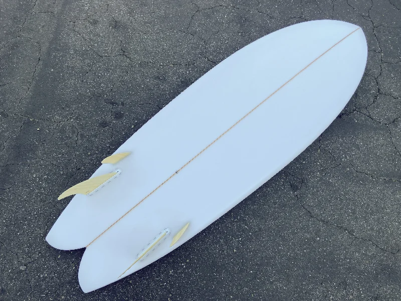 surfboard edge protectors for minimizing damage-5'7" Derrick Disney Twinzr Fish