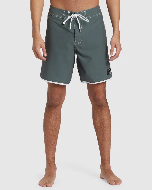 surf clothing for cold-water surf-Mens Original Scallop 18" Boardshorts