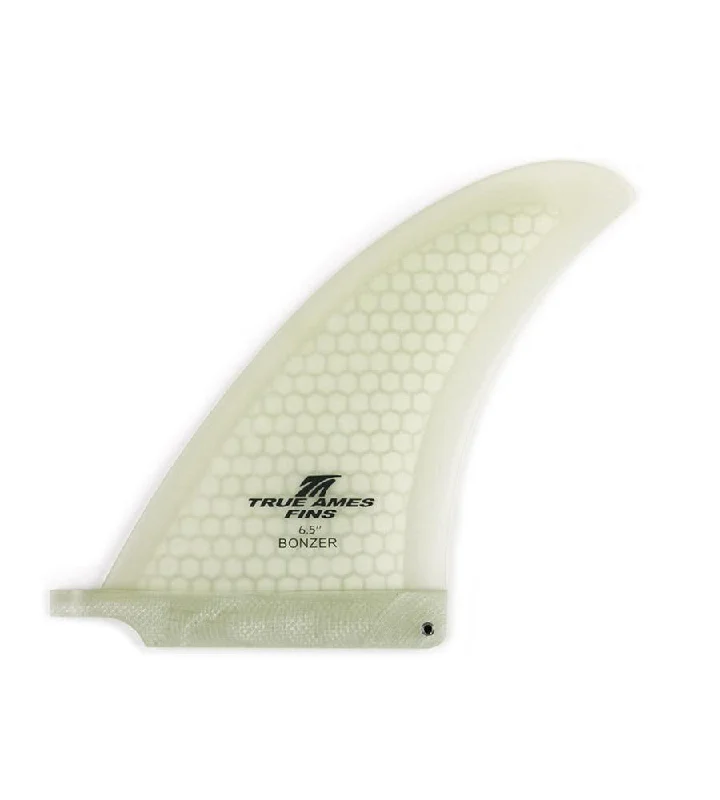 surfboard fins with performance materials for durability-Bonzer Clear Hexcore 6.5