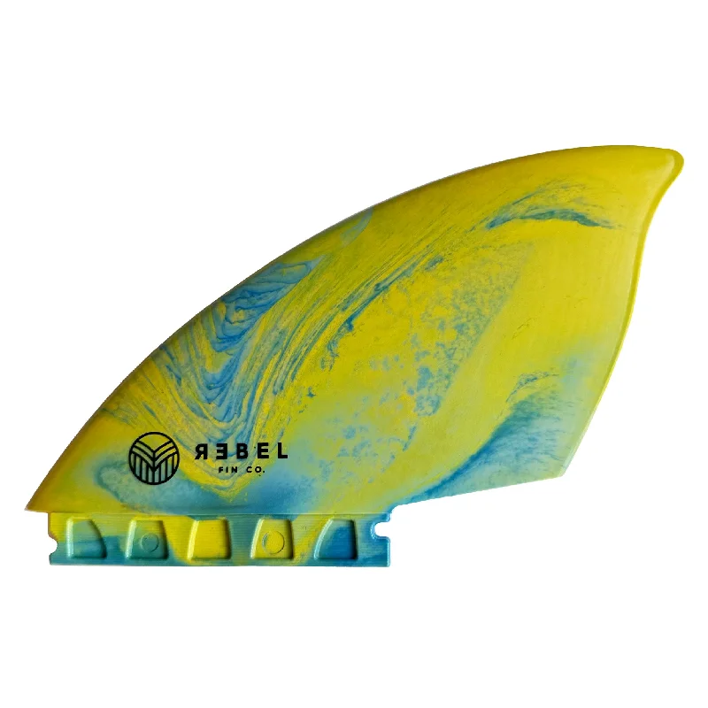 surfboard fins with improved flex for turns-MARBLE TWIN FINS - recycelte glasfaserverstärkte Materialien