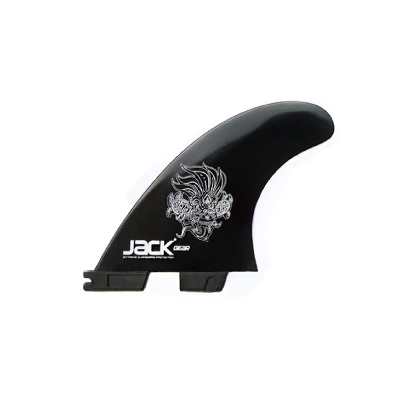 surfboard fins for more balance in the water-JACK Gear - FCSll - Medium - Nylon fins - black (3 fins)