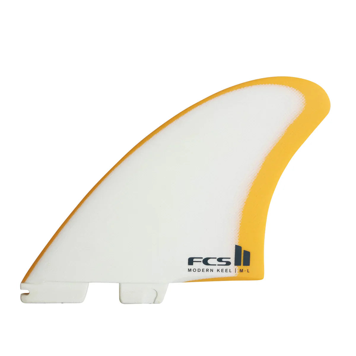 surfboard fins for stability in choppy conditions-FCS II MODERN KEEL TWIN FINS M/L - Mango