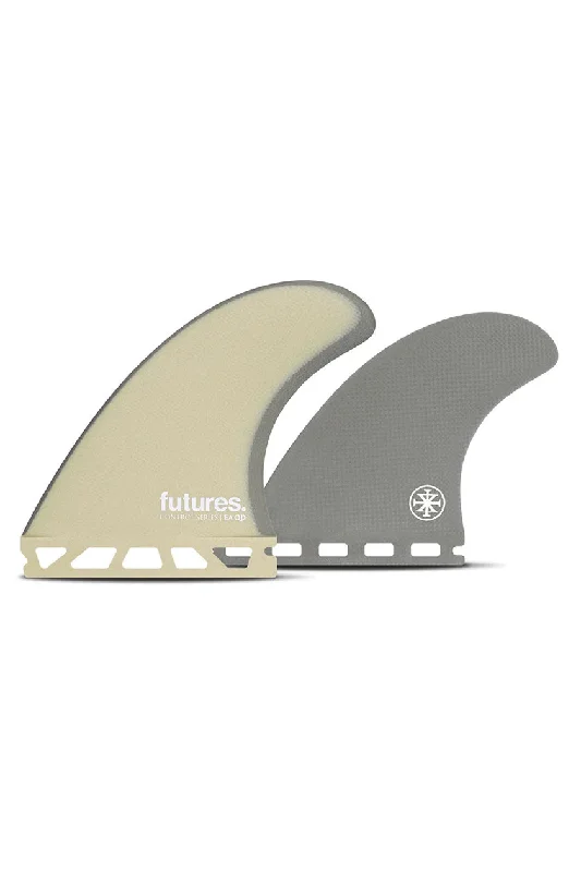 surfboard fins with greater depth for stability-Futures Fins Control Series EA Quad Fin Set - Sandy