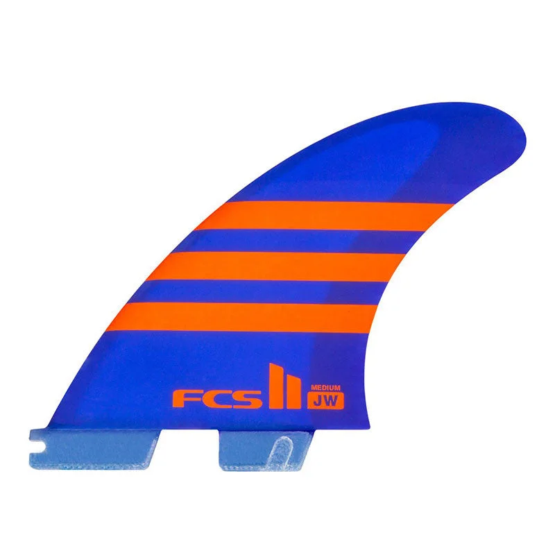 surfboard fins for versatile use in various conditions-FCS II JW PC AirCore Tri Fin Set - Medium