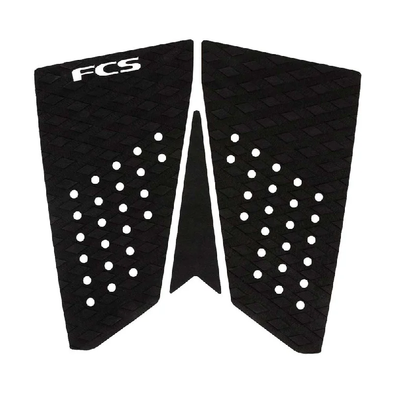 surfboard grip handles for easy lifting-FCS T-3 Surfboard Deck Grip  - Fish Black