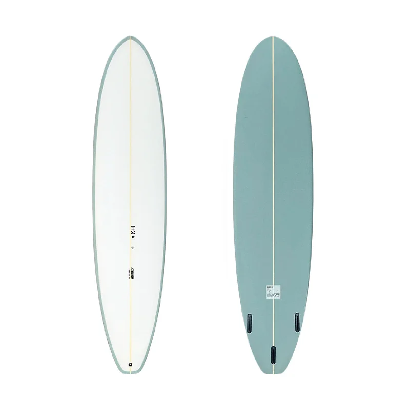 surfboard waterproof fins for secure riding-Atelier by Haydenshapes - Minimal - PU - Teal - Futures (3 fin setup)