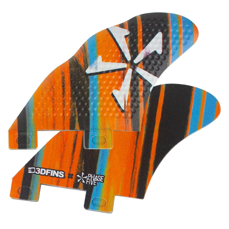 surfboard protective film for UV damage prevention-3D SPEED BASE TWIN FIN SET