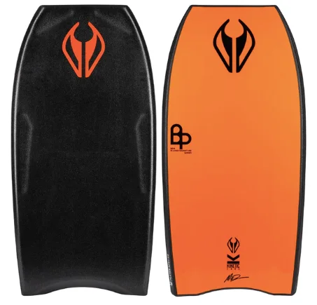 longboard surfboards for speed and control-NMD Spec LTD PP - Black / Orange