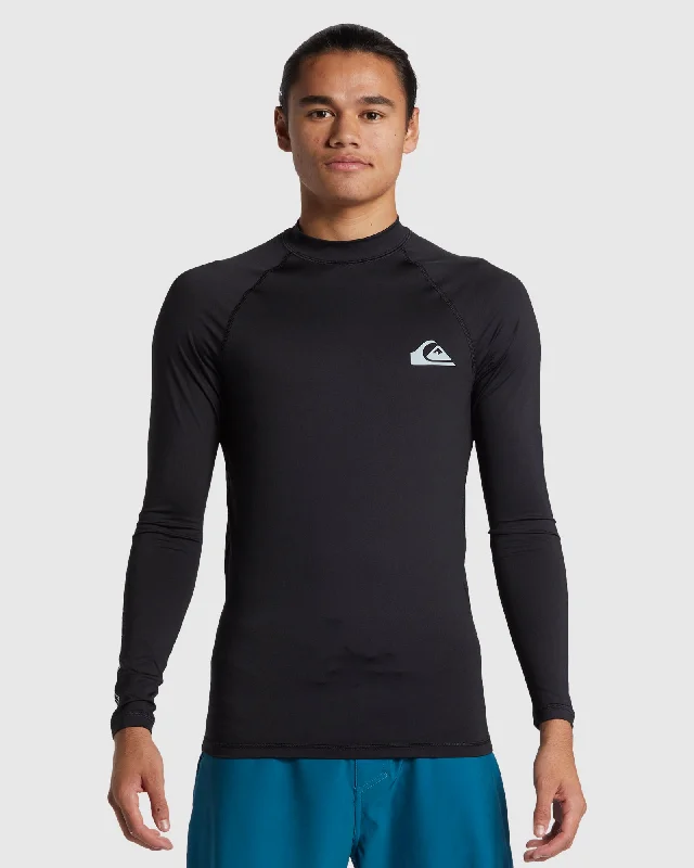 surf clothing for off-season surfing-Mens Everyday Long Sleeve UPF 50 Rash Vest