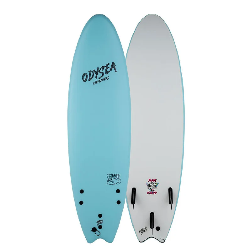 surfboard racks with multiple mounts for storage-Catch Surf Odysea 6'6" Skipper Basic X JOB Pro Surfboard - Sky Blue