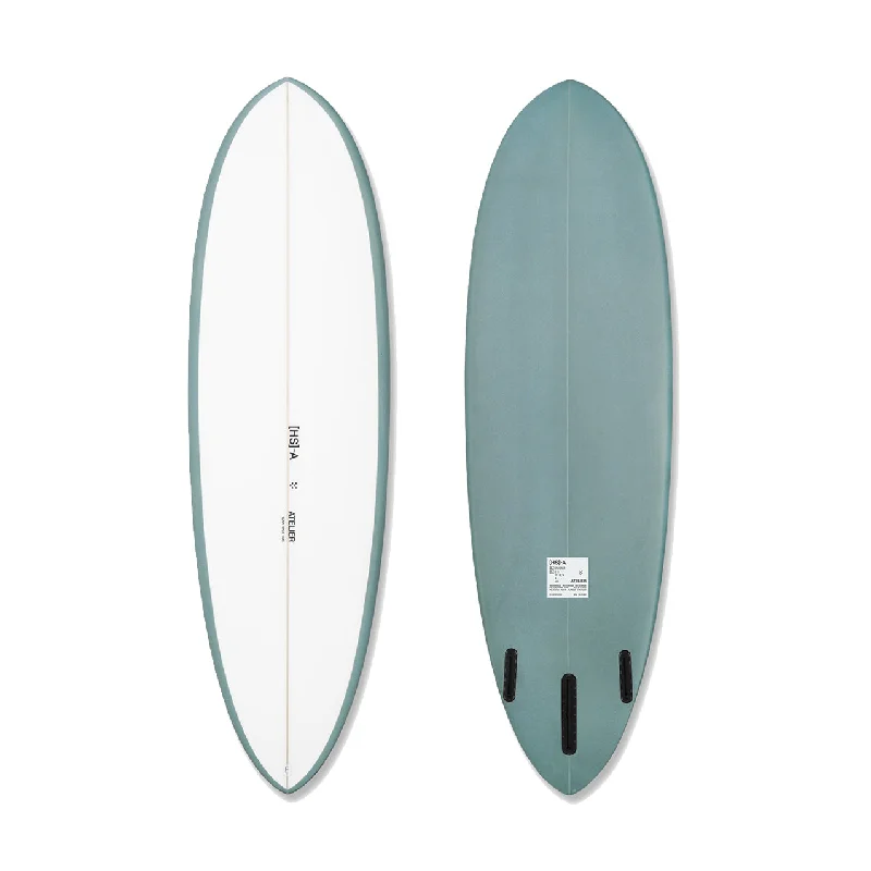 surfboard protective sleeves for boards-Atelier by Haydenshapes - Cruiser - PU - Teal - Futures (3 fin setup)