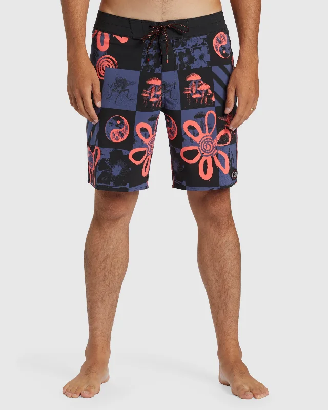 surf clothing with stretchy, comfortable fit-Mens Sundays Pro Boardshorts