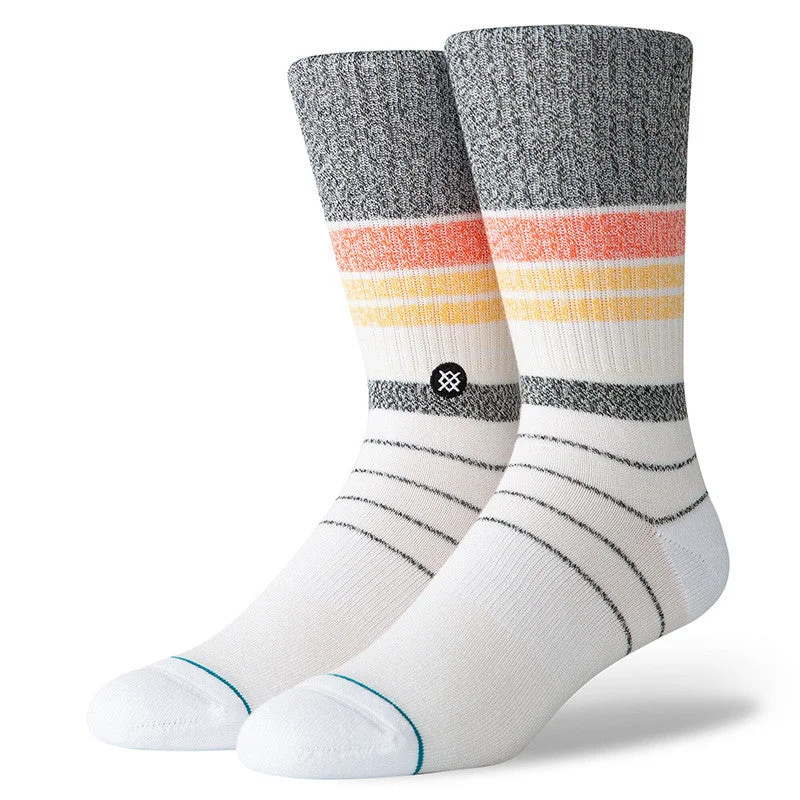 surf clothing for beach bonfires-Stance Robert Sock - Orange