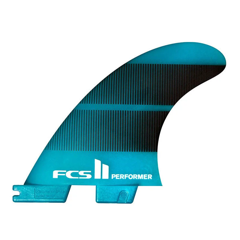 surfboard fins with easy-to-adjust setups-FCS II Performer Neo Glass Tri-Quad Fin Set - Medium