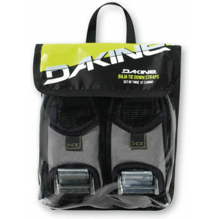 surfboard zippered bags for organized storage-Dakine Baja Tie Down Straps 12' - Colors Vary