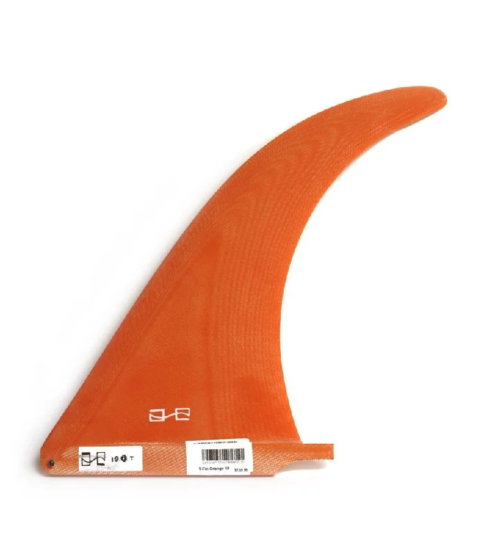 surfboard fins for improved paddling efficiency-T-Fin Orange 10