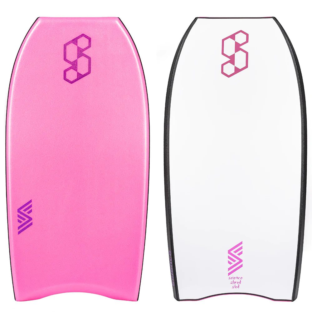 longboard surfboards with an old-school aesthetic-Science SSS PE - Pink - 36"