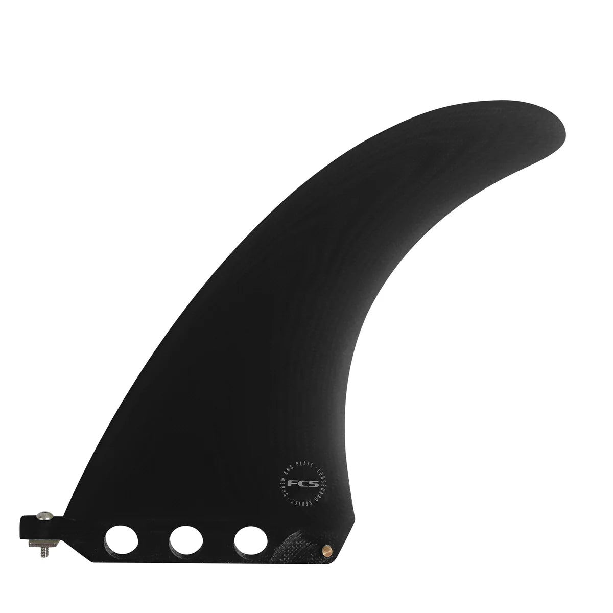 surfboard fins for maximizing grip in turns-Connect Screw & Plate Performance Glass 7" - Black