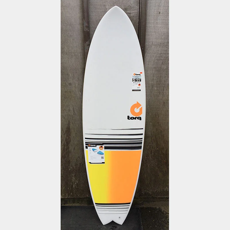 surfboard waterproof covers for protection-Torq 5'11" Mod Fish Surfboard - White