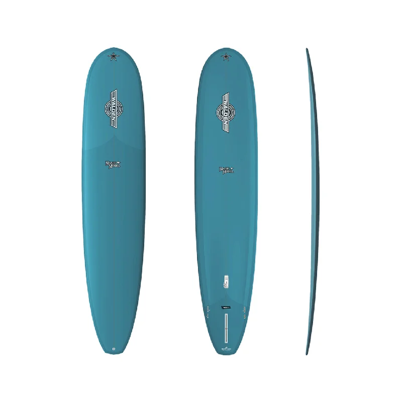 surfboard clip for leash attachment-9’6” Walden Magic Model - Trueride Poly - Dark Blue - Futures (2+1)