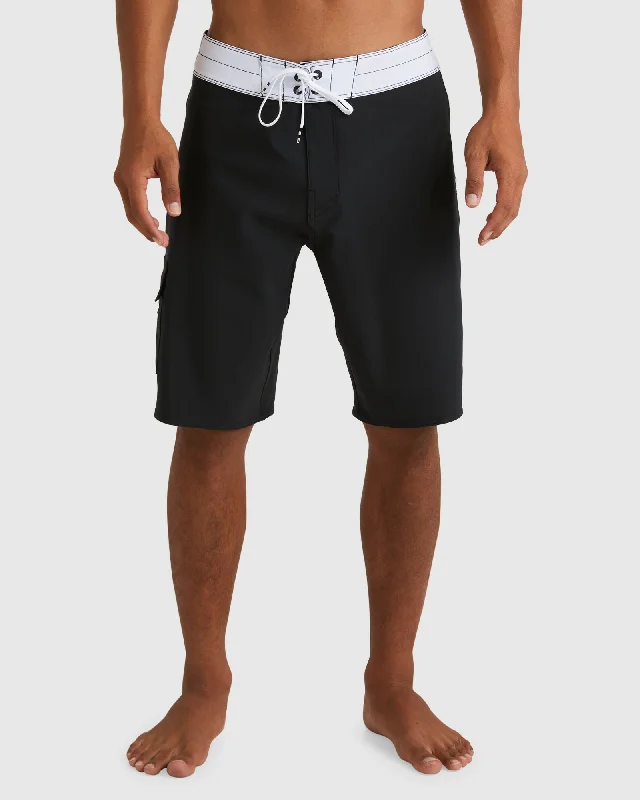 surf clothing with breathable mesh panels-Mens Backbeach Pro Boardshorts