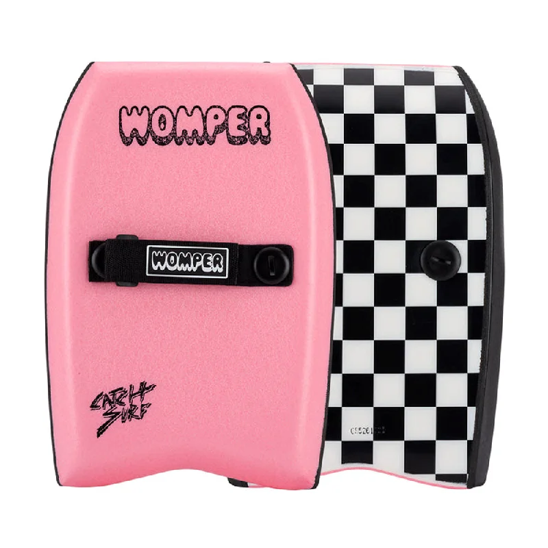 surfboard deck pads with waterproof materials-Strapped Womper - Baby Pink