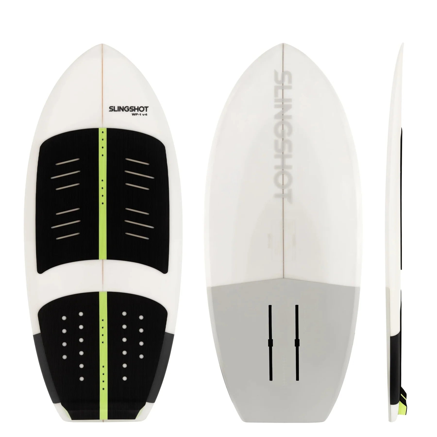 surfboard quick-release fin system for easy swaps-4'2" WF1 V4 Foil Wakesurf Board