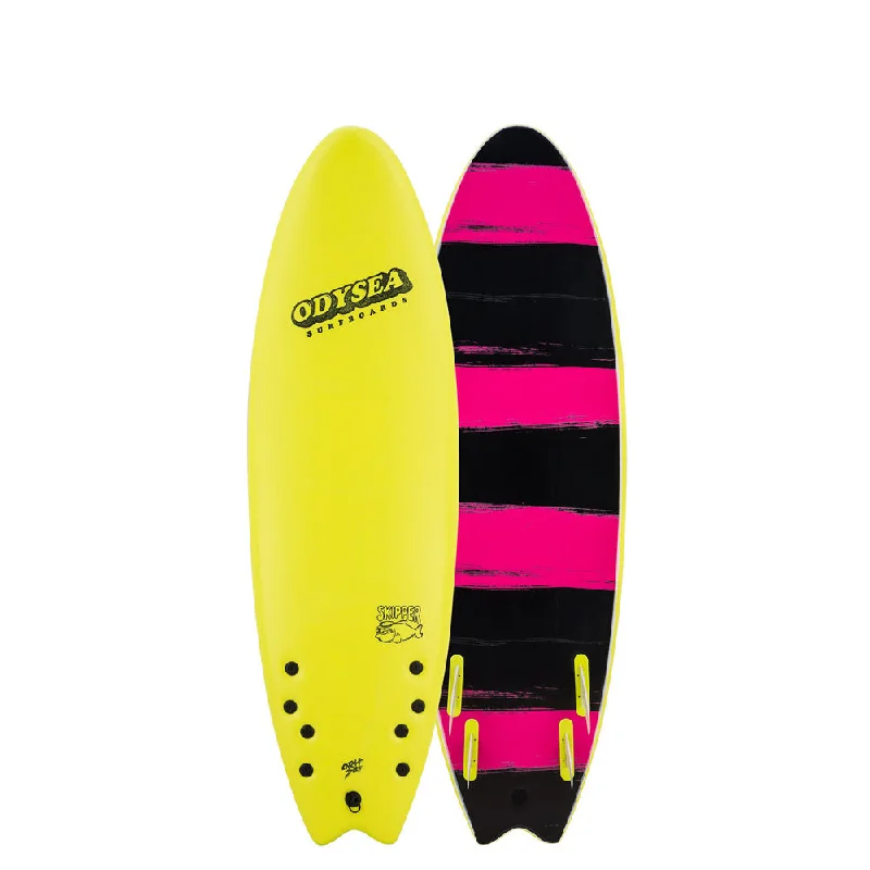 surfboard board bag with padded protection-Odysea - 6'0" Skipper - Lemon