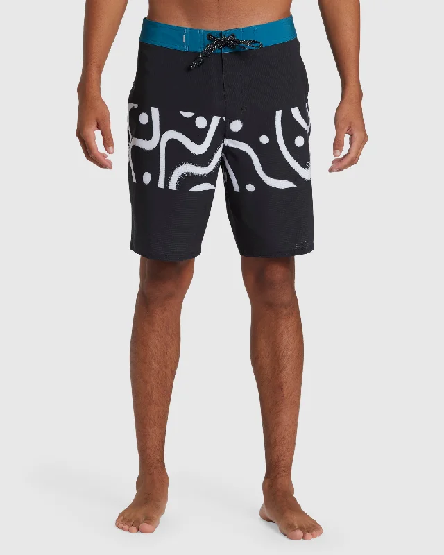 surf clothing for sport-specific training-Mens Highline Straight 19" Boardshorts