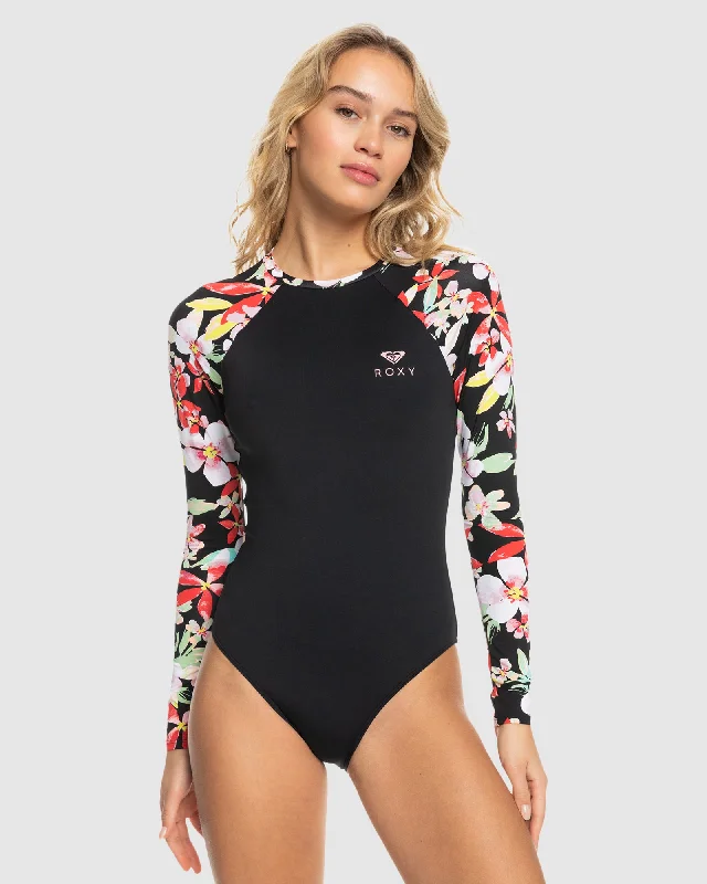 surf clothing for all body types-Womens Basic Onesie Rashguard