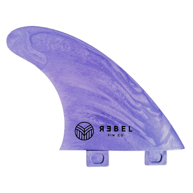 surfboard fins for quick acceleration-MARBLE THRUSTER FINS - FCS 1 - recycelte glasfaserverstärkte Materialien