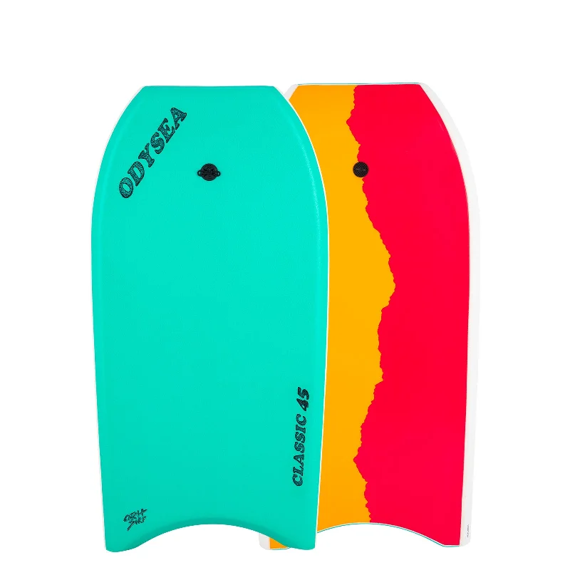 surfboard tail pads with unique designs for style-Odysea - 45" Classic Bodyboard - Turquoise