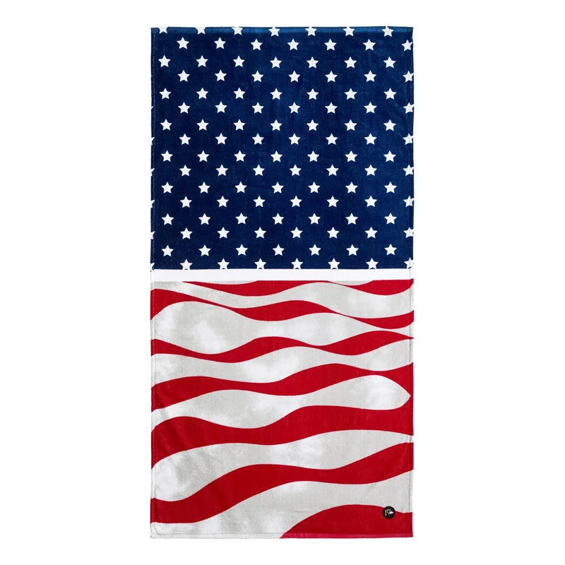 surfboard protective sleeves for boards-Quiksilver 4th Of July Towel - Navy Blazer