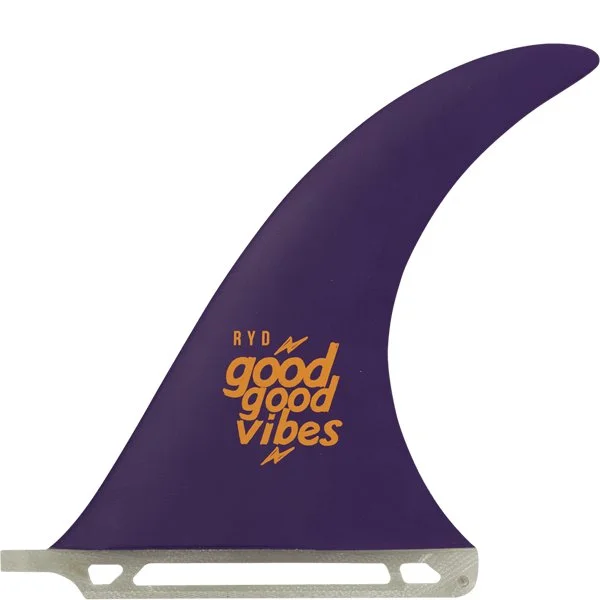 surfboard fins for maximum paddle speed-Good Good Vibes 9.0 Flex Longboard Fin (OLD)