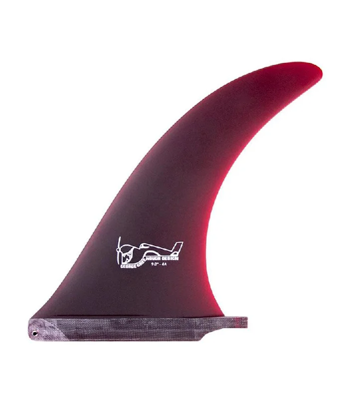 surfboard fins for tighter arcs-Greenough 4A Red 9.75