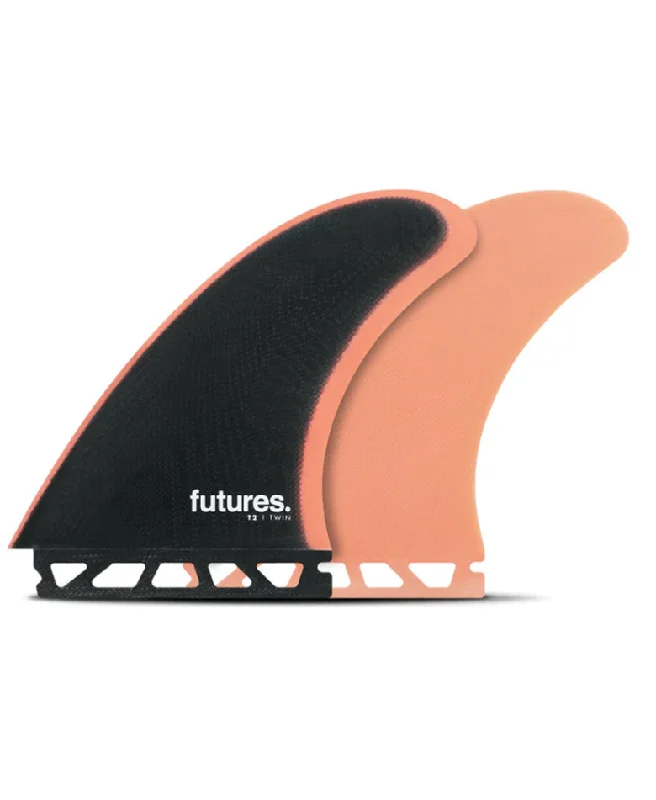 surfboard fins with improved flex for turns-FUTURES T2 TWIN FIBREGLASS FINS