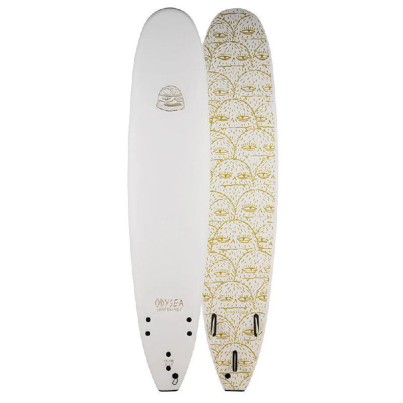 best longboard surfboards for intermediate surfers-Catch Surf Odysea 9'0" Log X Evan Rossell Pro Surfboard - White