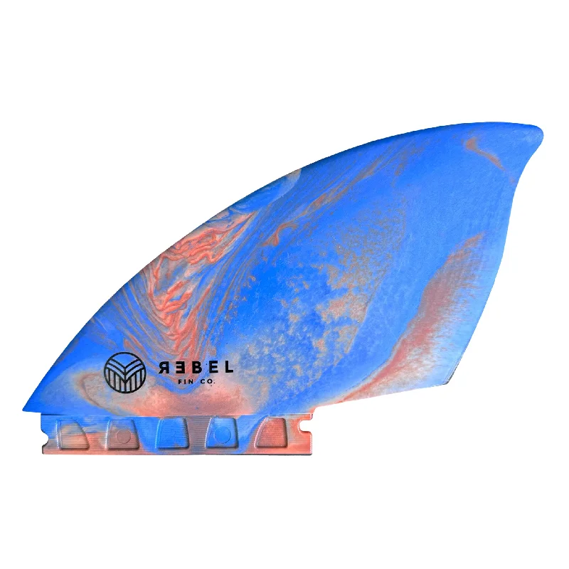 surfboard fins for maximizing grip in turns-MARBLE TWIN FINS - recycelte glasfaserverstärkte Materialien