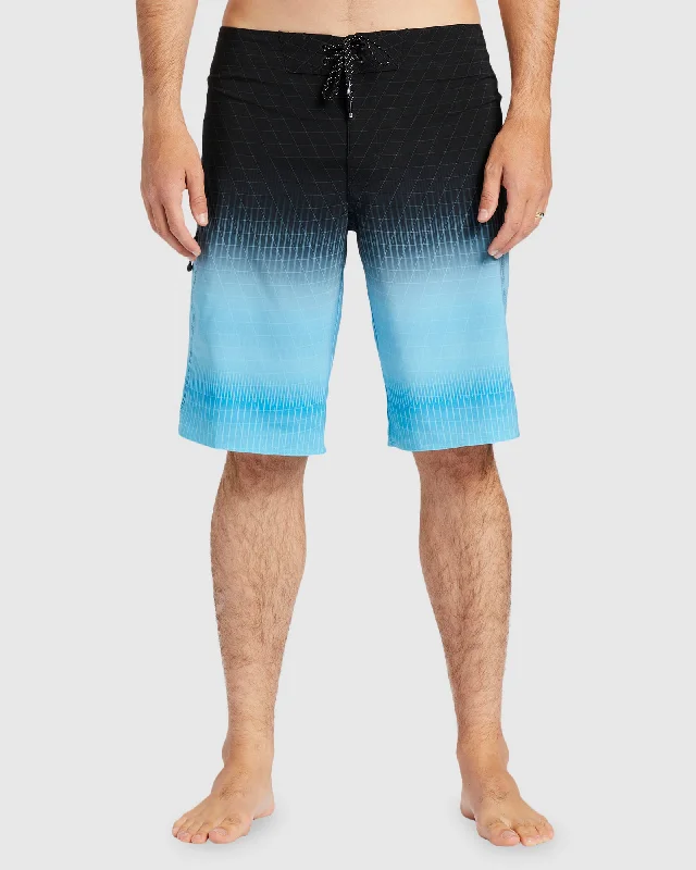 surf clothing for urban beach style-Mens Fluid Pro Performance 20" Boardshorts