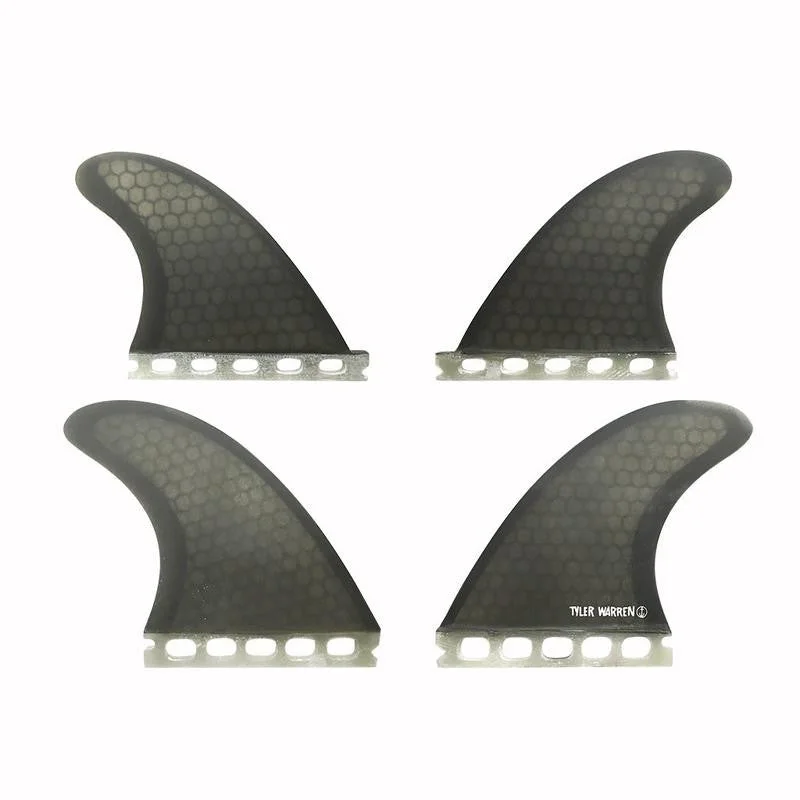 surfboard fins for excellent tracking-Captain Fin Tyler Warren Quad Fin - Single Tab