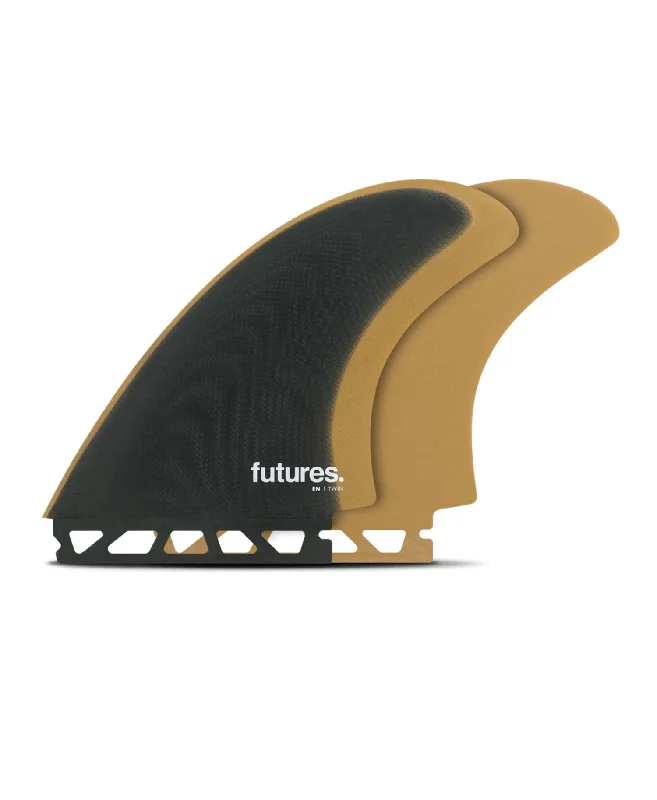 surfboard fins with durable, lightweight material-FUTURES EN FG TWIN