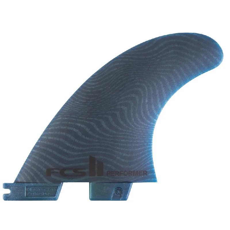 surfboard fins with enhanced hold for aggressive waves-FCS II Performer Neo Glass Tri Fin Set