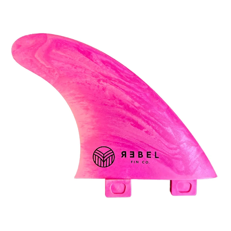 surfboard fins for expert riders-MARBLE THRUSTER FINS - FCS 1 - recycelte glasfaserverstärkte Materialien