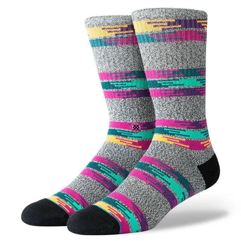 surf clothing with stylish, minimalist designs-Stance Jackee Sock - Grey