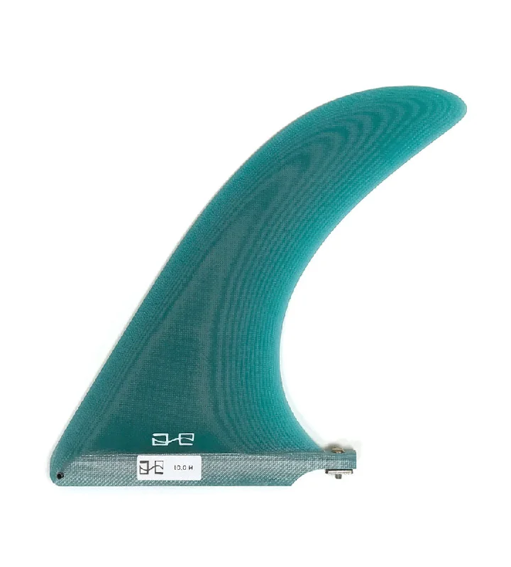 surfboard fins for tighter arcs-H-Fin Turquoise 10